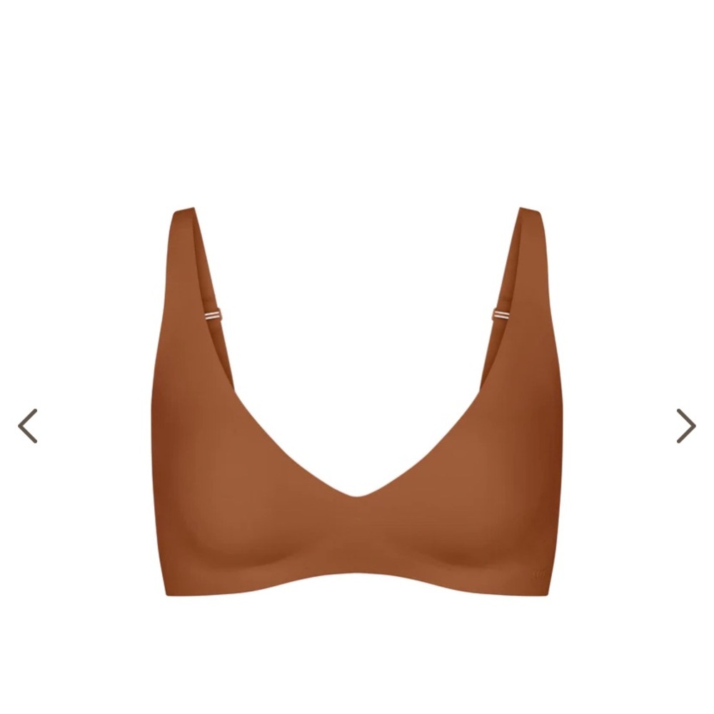SKIMS Naked Plunge Bralette Bronze NWT